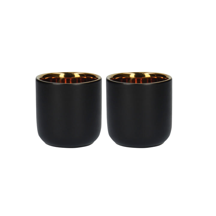 La Cafetiére Black & Gold Espresso Cups