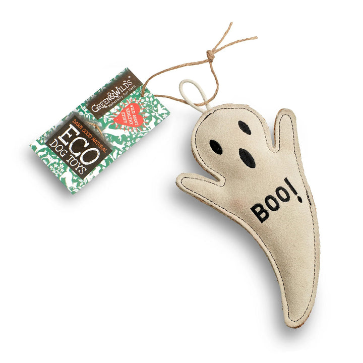 Green & Wilds Eco Dog Toy - Boo Hoo Ghost