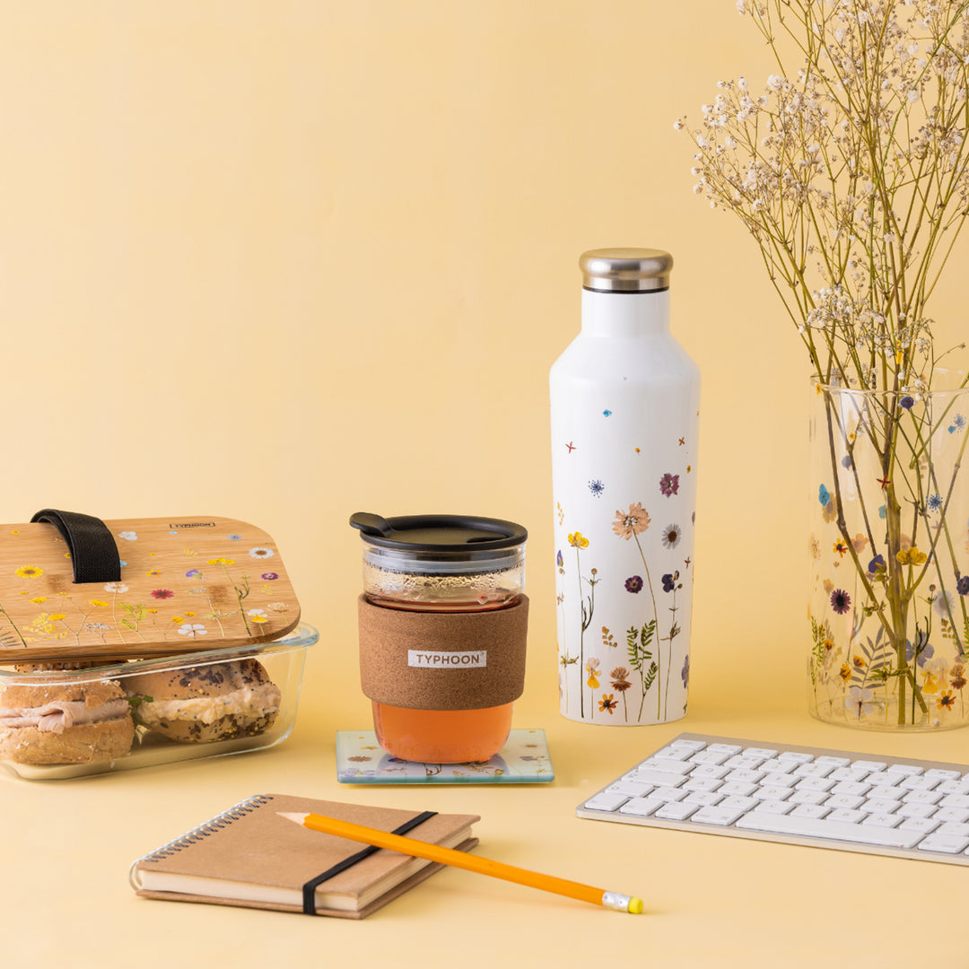 Typhoon Botanics Reusable Glass Coffee Cup