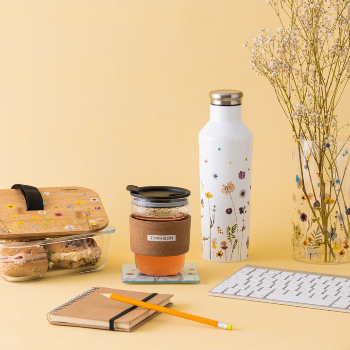 Typhoon Botanics Reusable Glass Coffee Cup