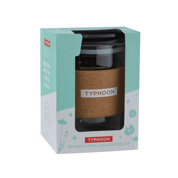 Typhoon Botanics Reusable Glass Coffee Cup