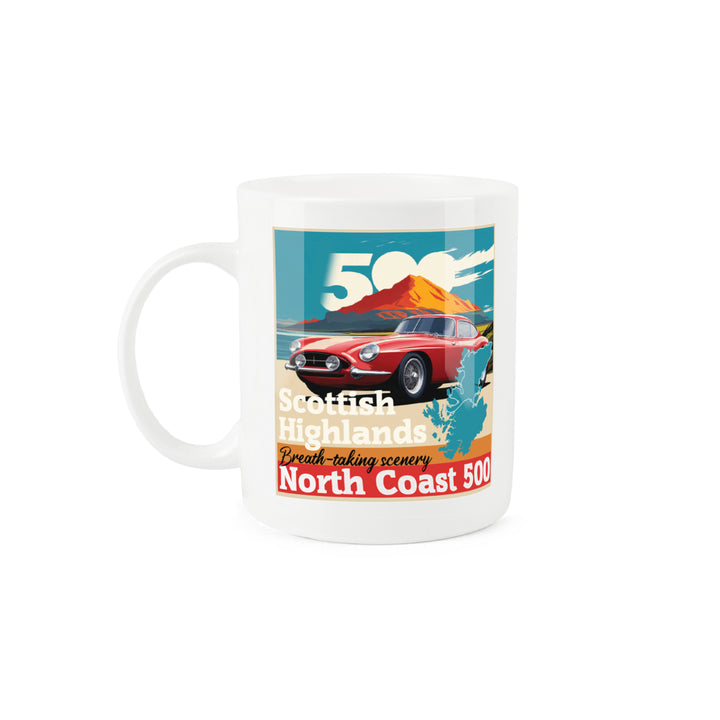 Purely Home Retro North Coast 500 Bone China Mug