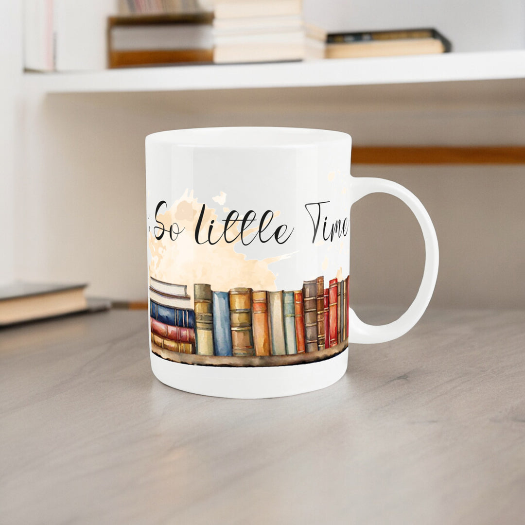 Purely Home So Many Books Bone China Mug