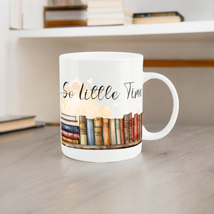Purely Home So Many Books Bone China Mug