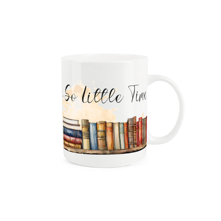 Purely Home So Many Books Bone China Mug