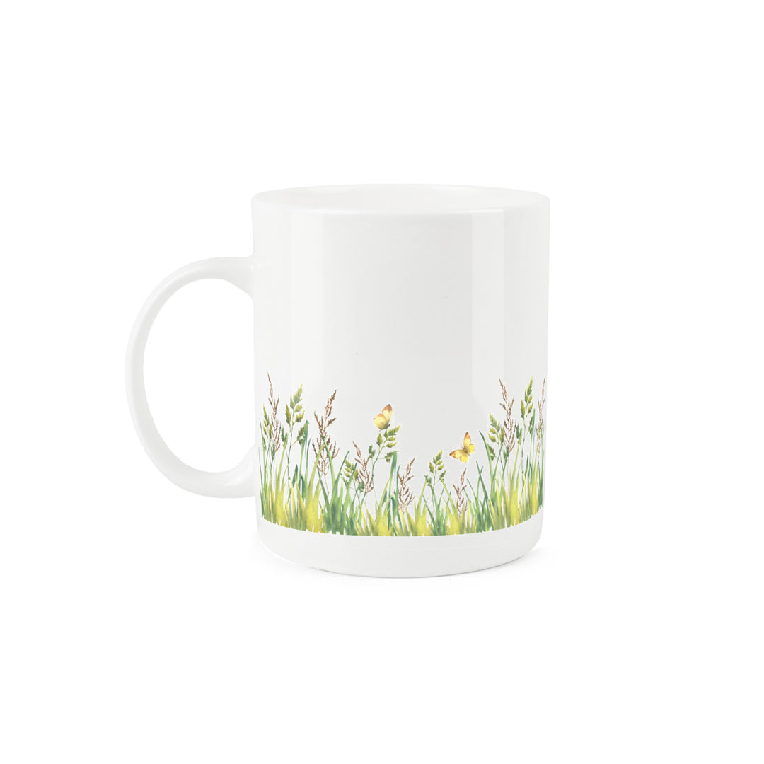 Purely Home Highland Cow Bone China Mugs