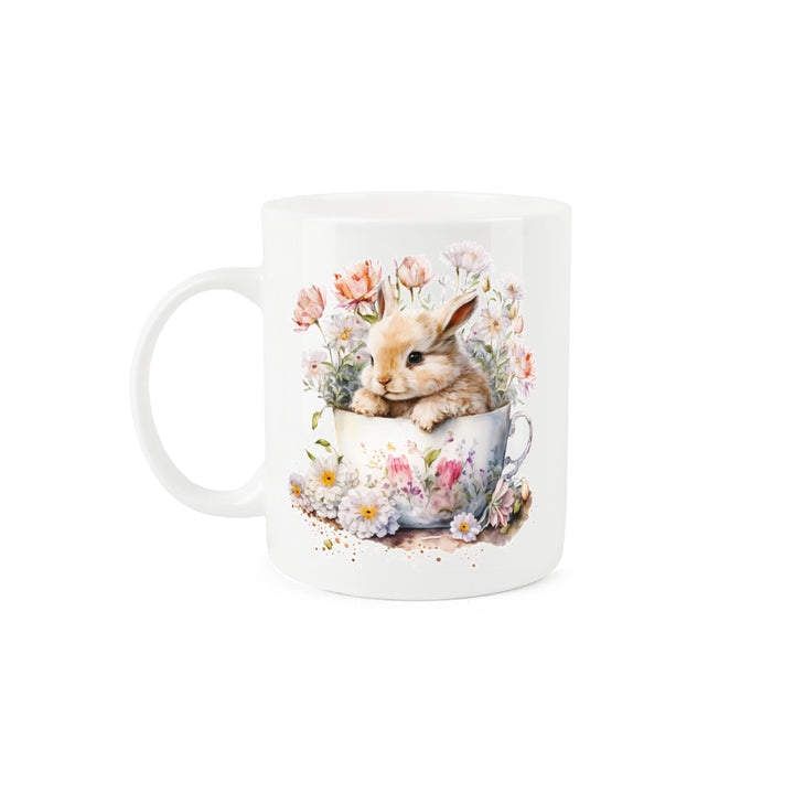 Purely Home Teacup Bunny Bone China Mugs