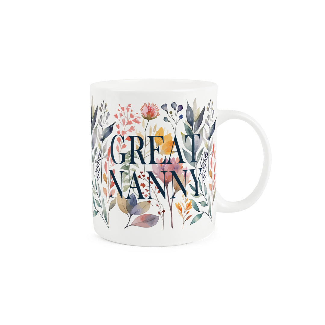 Purely Home Pastel Flowers Relation Bone China Mugs