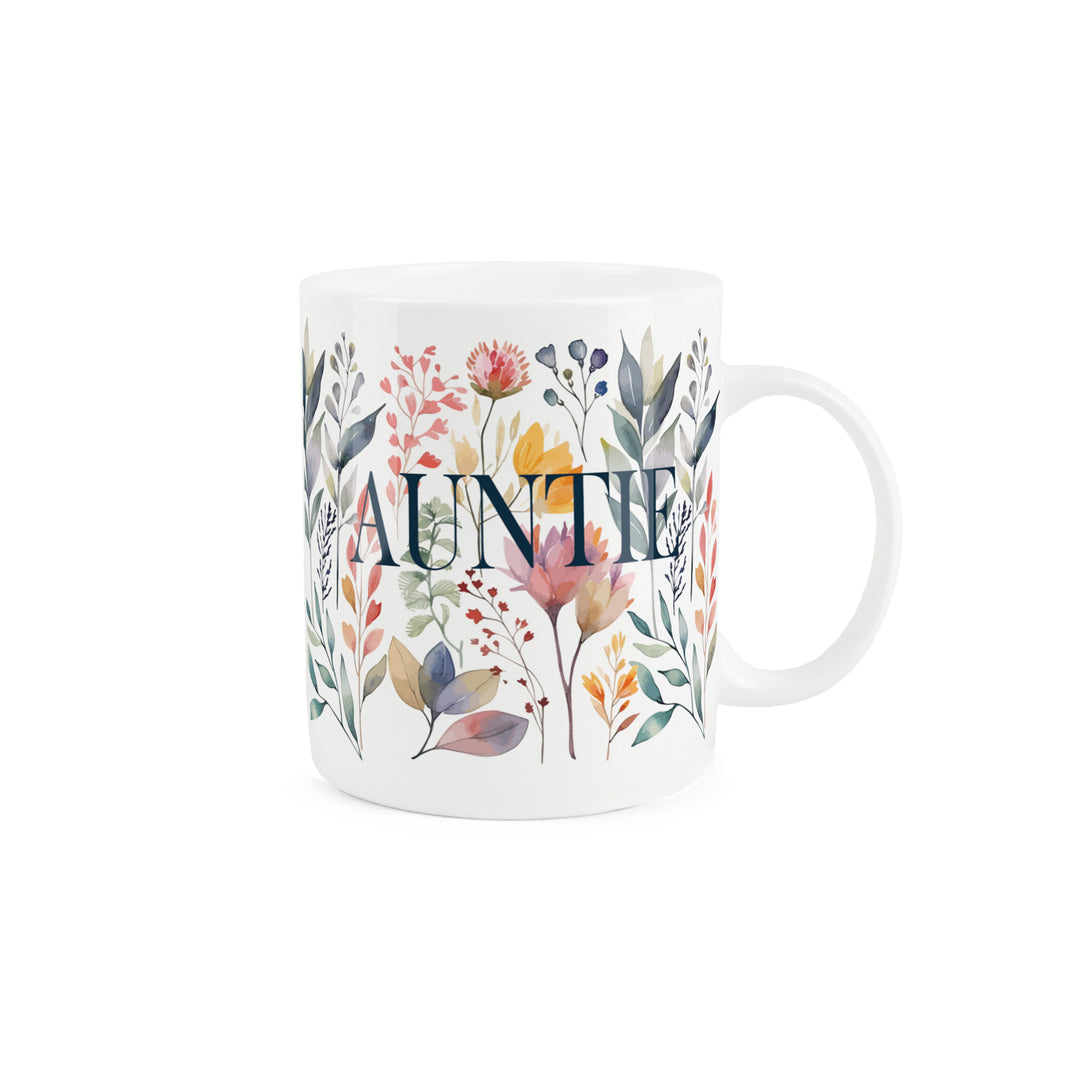 Purely Home Pastel Flowers Relation Bone China Mugs