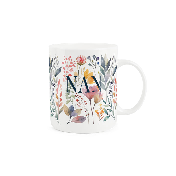 Purely Home Pastel Flowers Relation Bone China Mugs