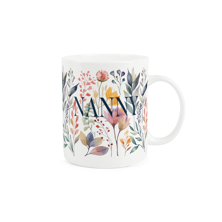 Purely Home Pastel Flowers Relation Bone China Mugs
