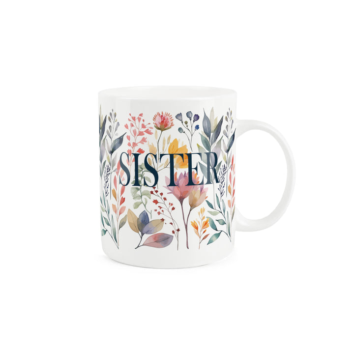 Purely Home Pastel Flowers Relation Bone China Mugs