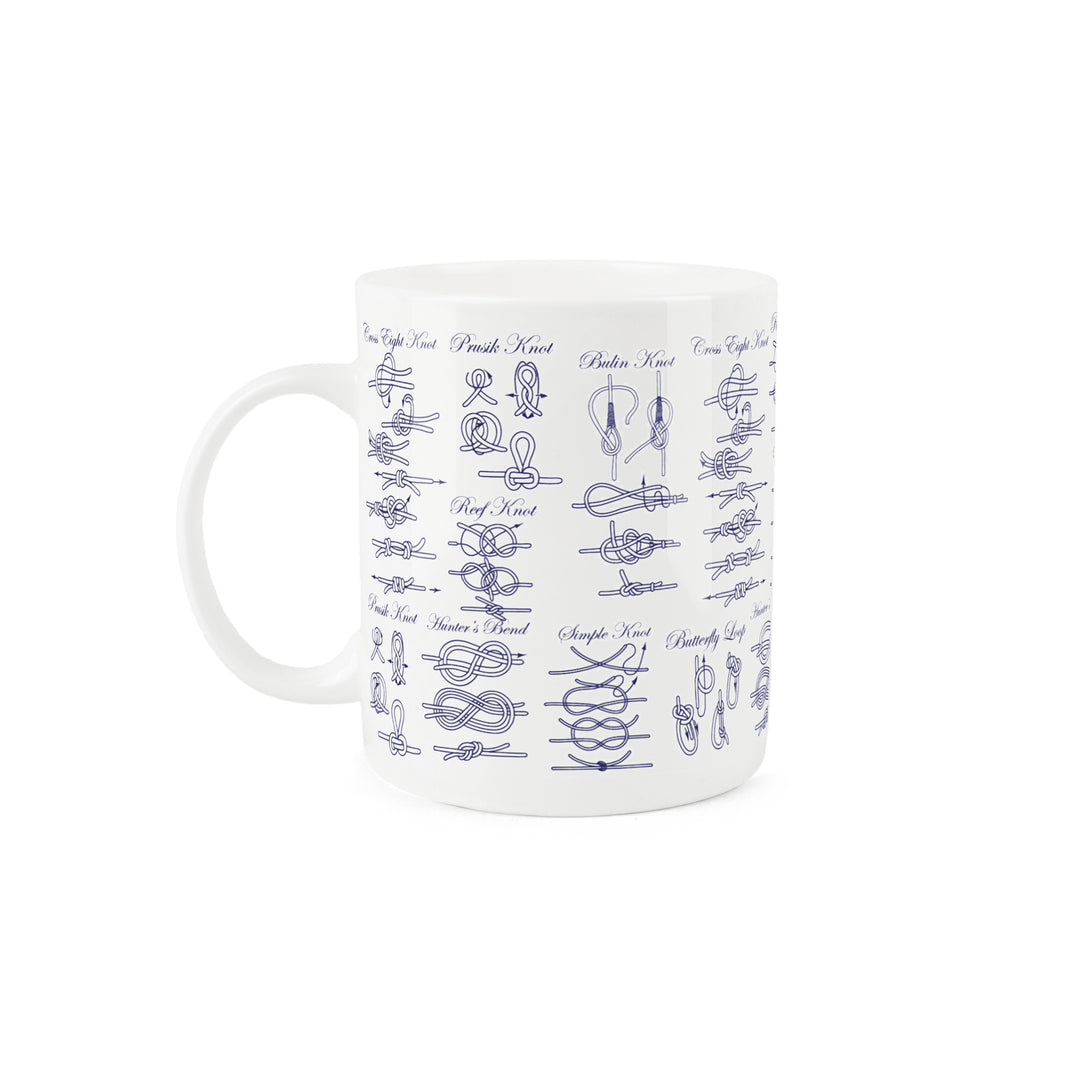 Purely Home Nautical Knots Bone China Mug