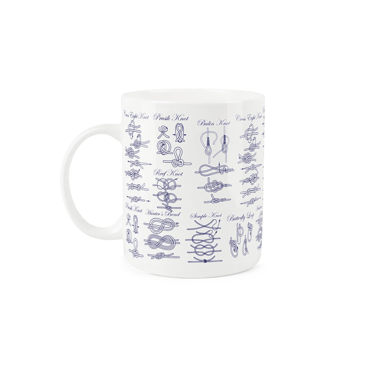 Purely Home Nautical Knots Bone China Mug