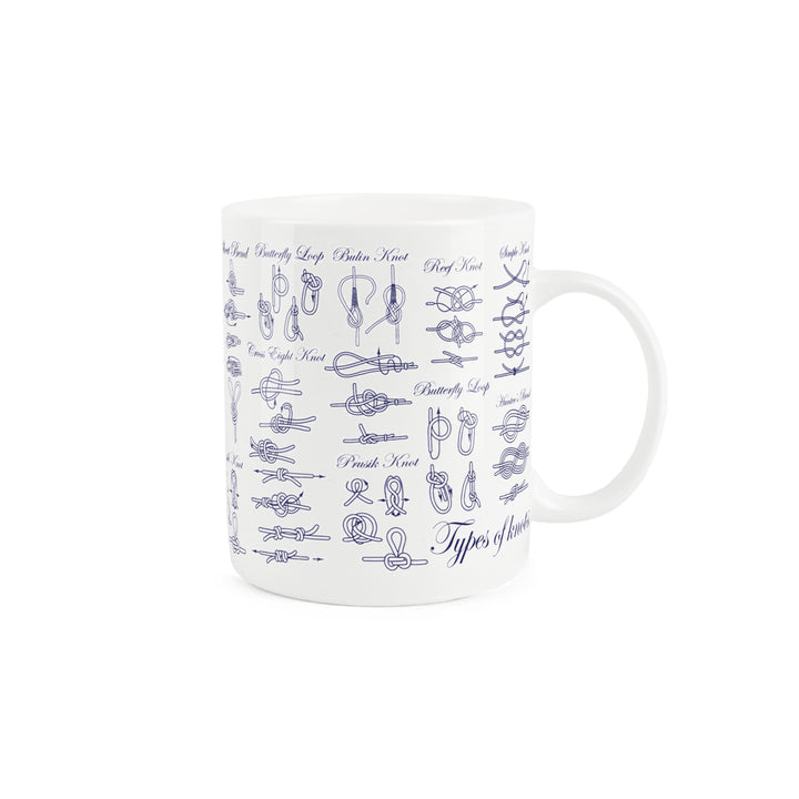 Purely Home Nautical Knots Bone China Mug