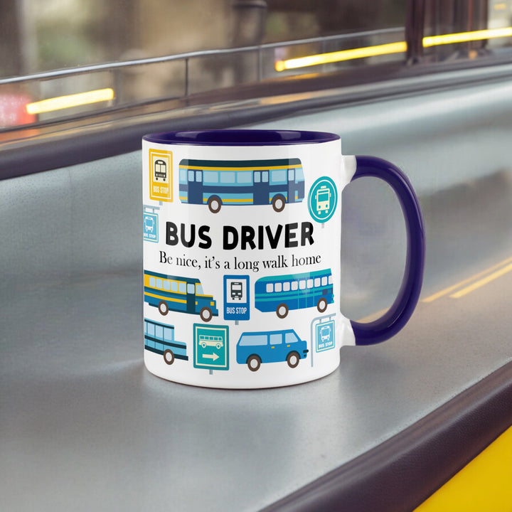 Purely Home Bus Driver Ceramic Mug