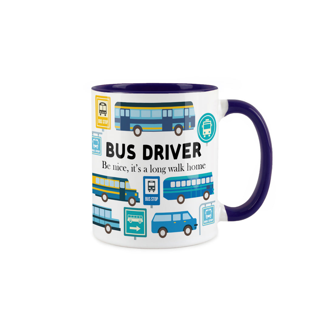 Purely Home Bus Driver Ceramic Mug
