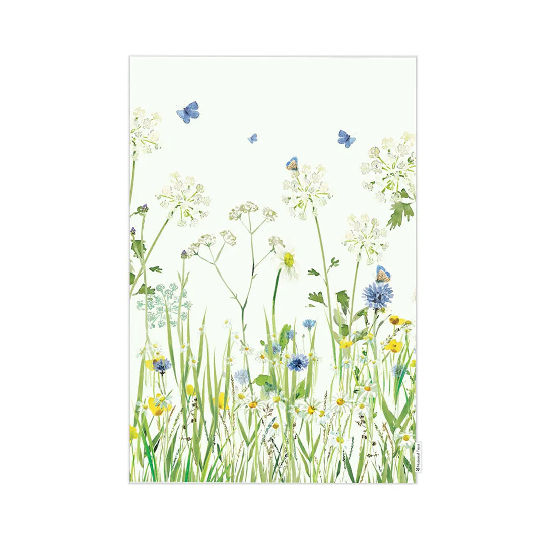 Eddingtons x National Trust Organic Cotton Tea Towel - Butterflies