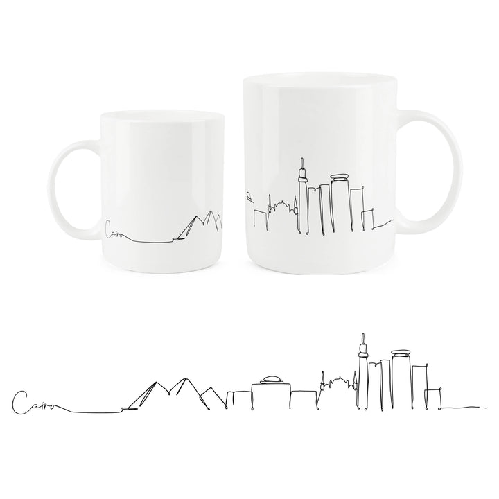 Purely Home City Skyline Bone China Mugs