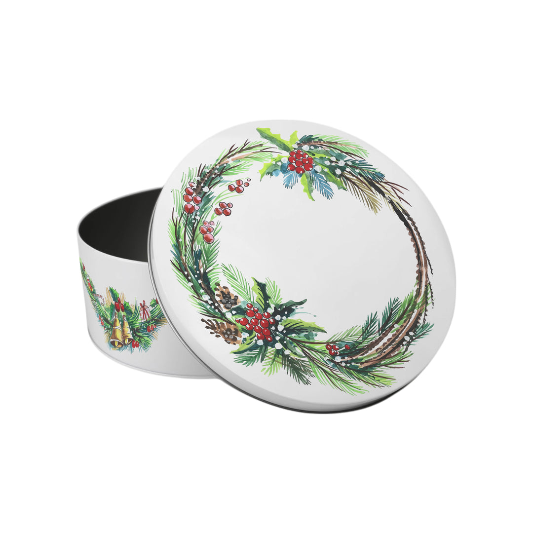 Purely Home Christmas Wreath Round Cake Tins