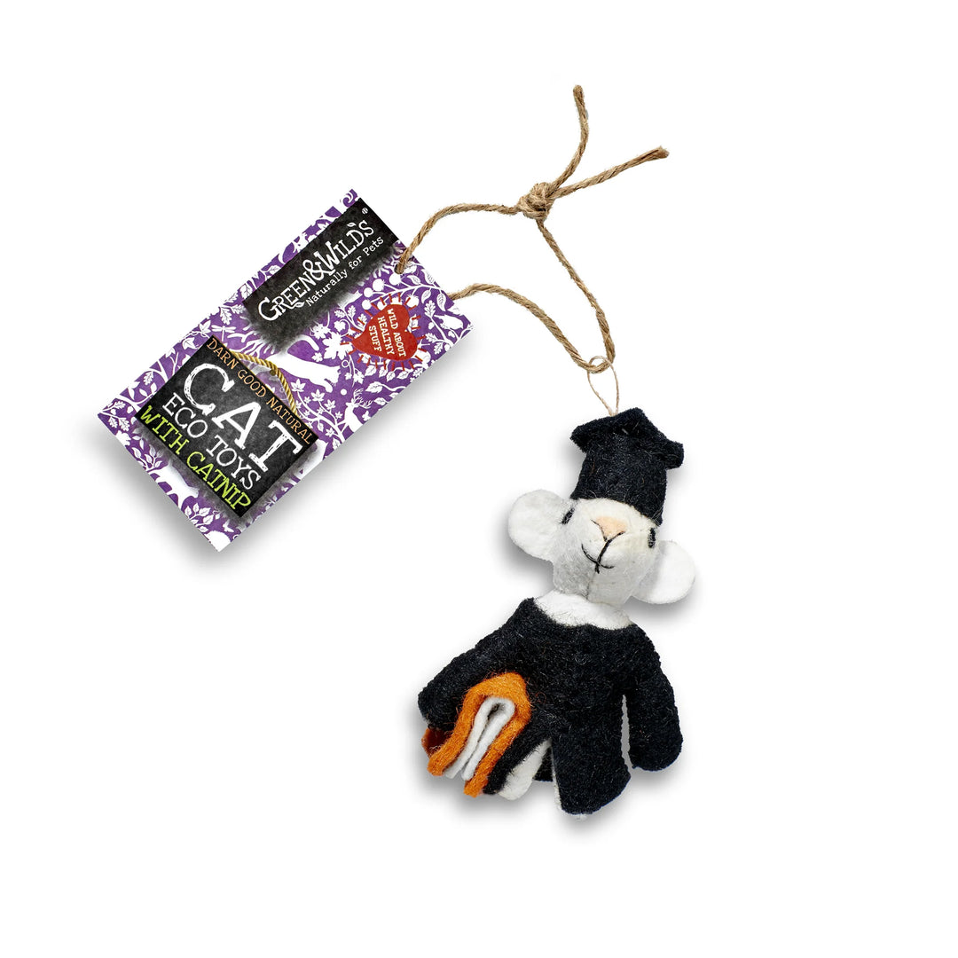 Green & Wilds Eco Cat Toy with Catnip - Archibald Mouse