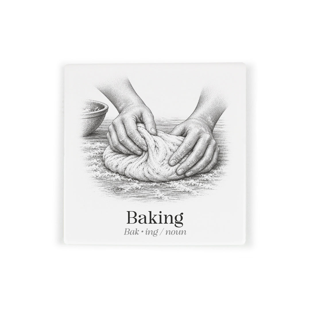 Purely Home Passions Ceramic Coaster Gift Box Set - Baking
