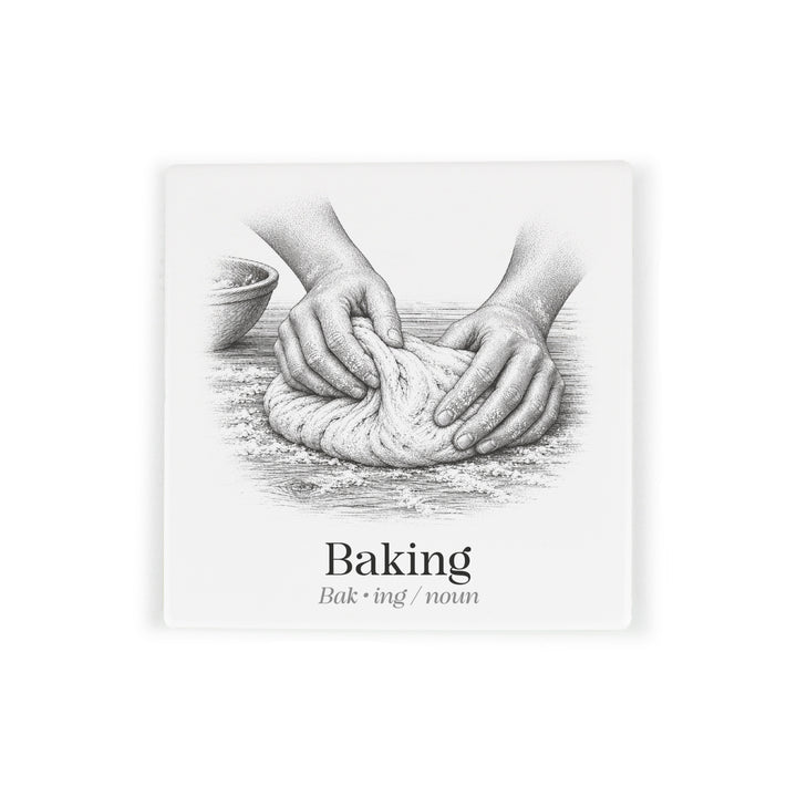 Purely Home Passions Ceramic Coaster Gift Box Set - Baking