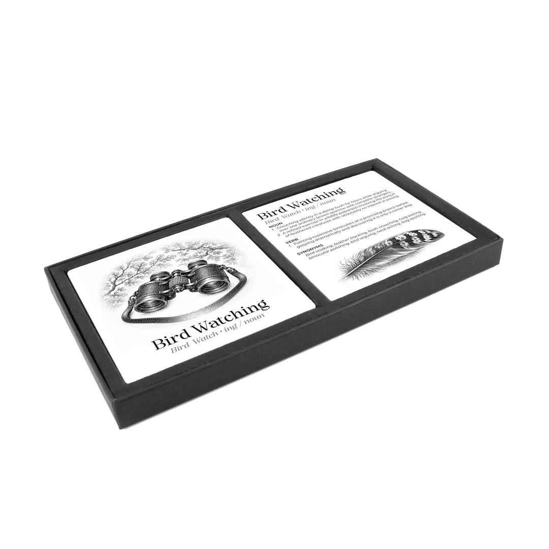 Purely Home Passions Ceramic Coaster Gift Box Set - Bird Watching