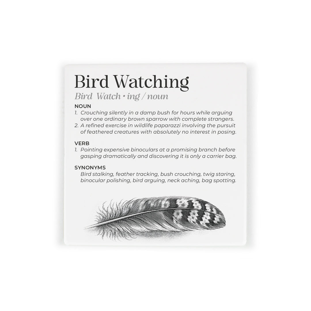 Purely Home Passions Ceramic Coaster Gift Box Set - Bird Watching