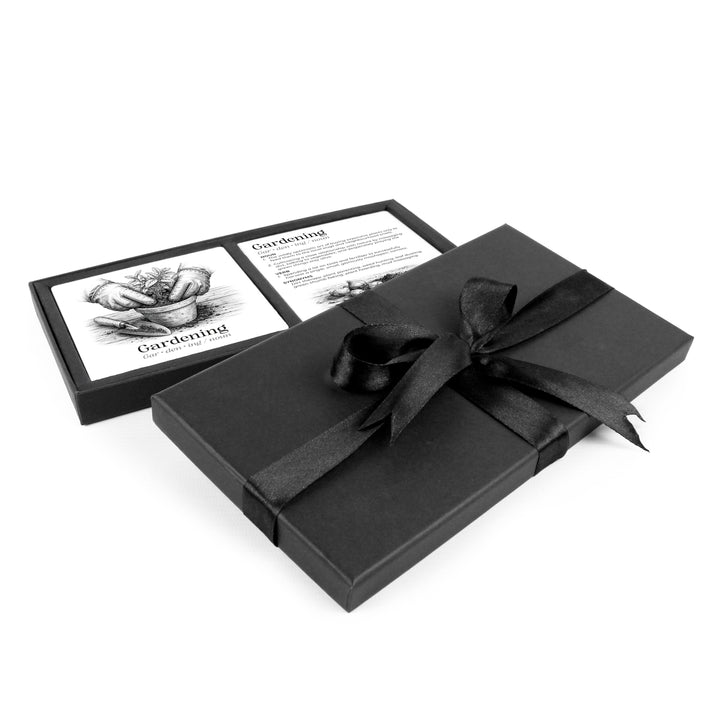 Purely Home Passions Ceramic Coaster Gift Box Set - Gardening