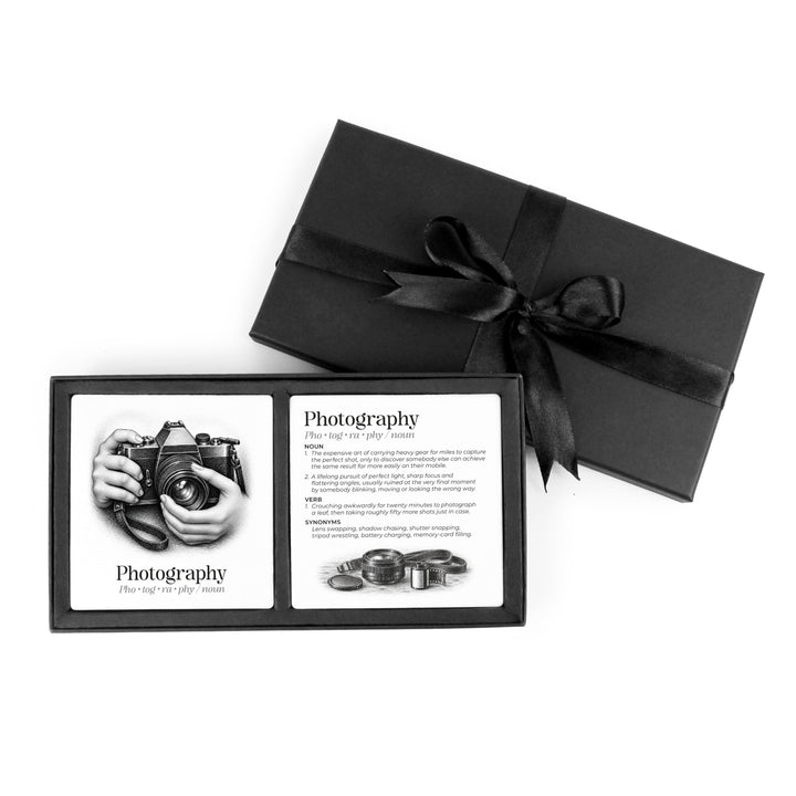 Purely Home Passions Ceramic Coaster Gift Box Set - Photography