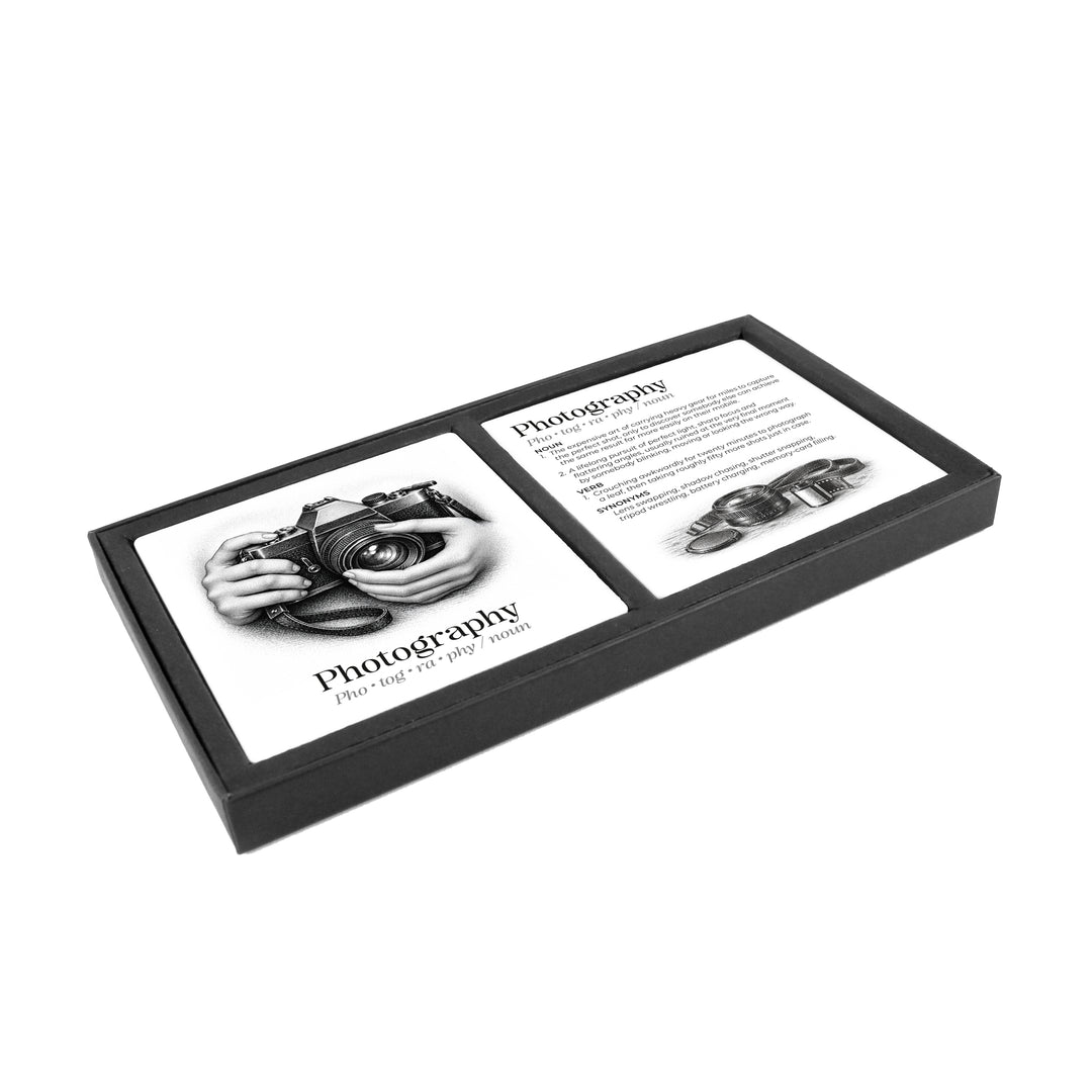 Purely Home Passions Ceramic Coaster Gift Box Set - Photography
