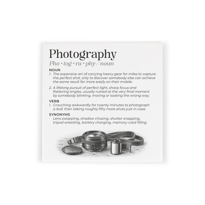 Purely Home Passions Ceramic Coaster Gift Box Set - Photography
