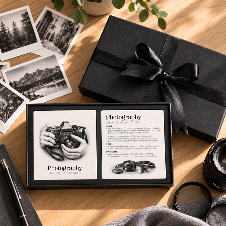 Purely Home Passions Ceramic Coaster Gift Box Set - Photography