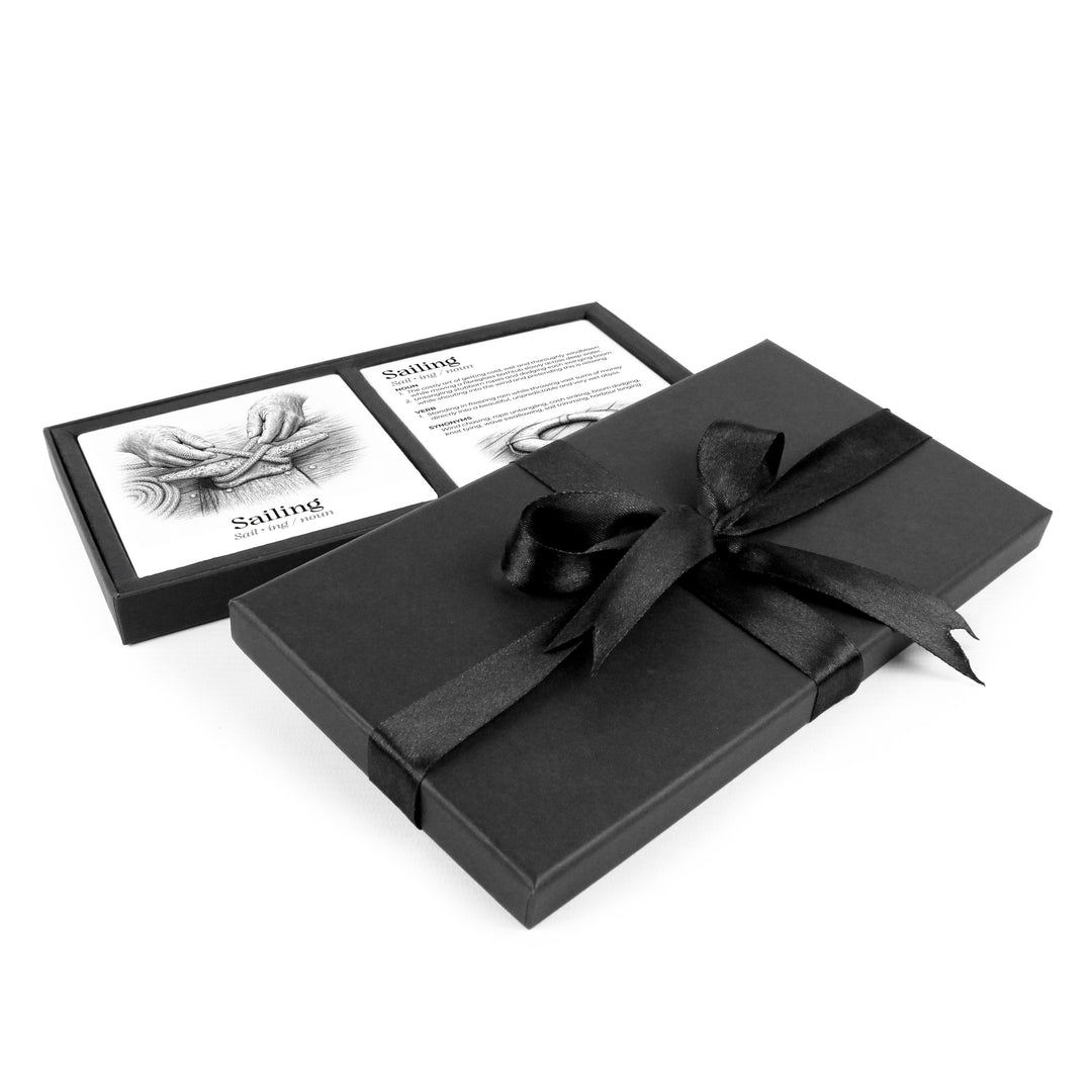 Purely Home Passions Ceramic Coaster Gift Box Set - Sailing