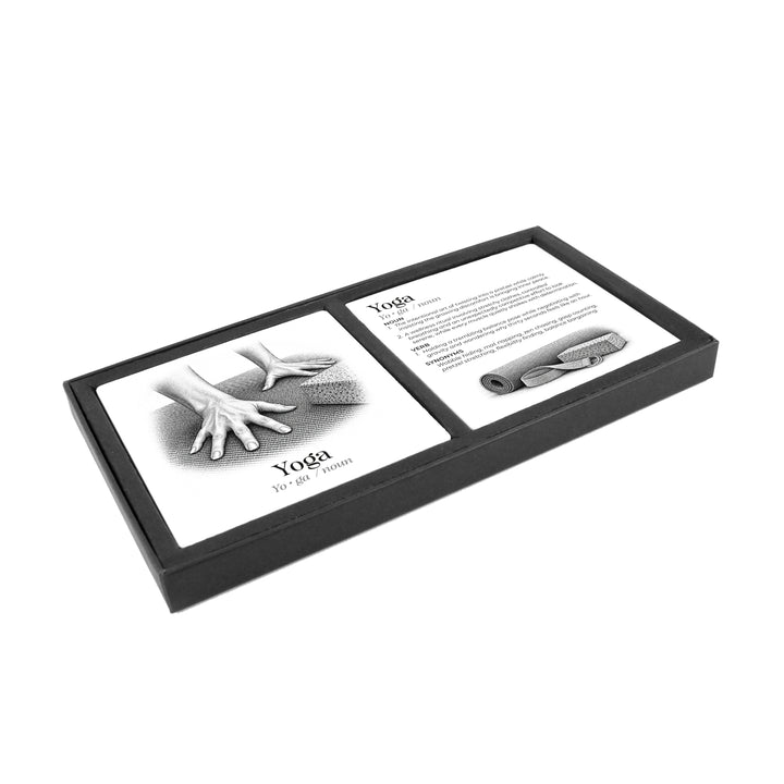 Purely Home Passions Ceramic Coaster Gift Box Set - Yoga