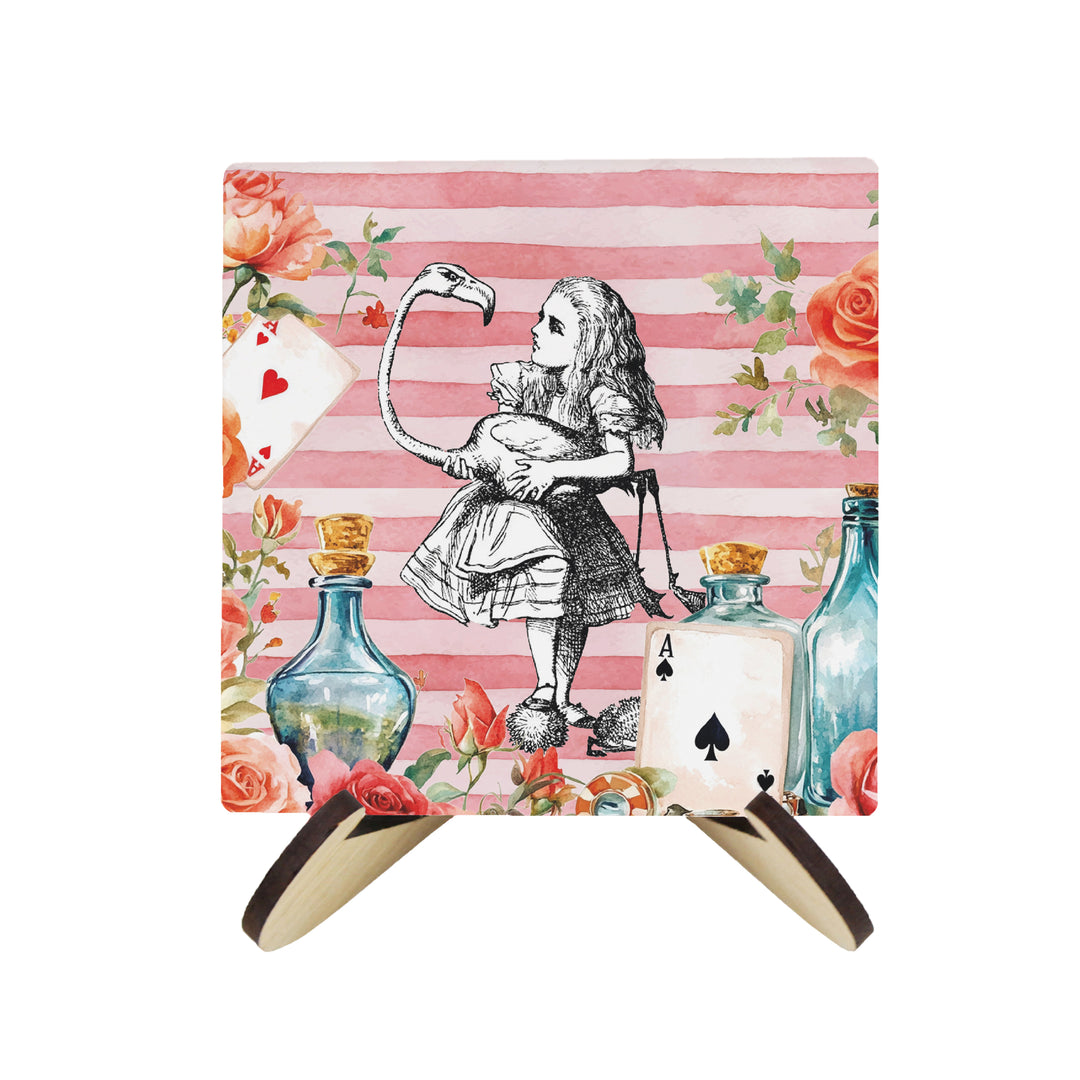 Purely Home Alice's Adventures Ceramic Coasters