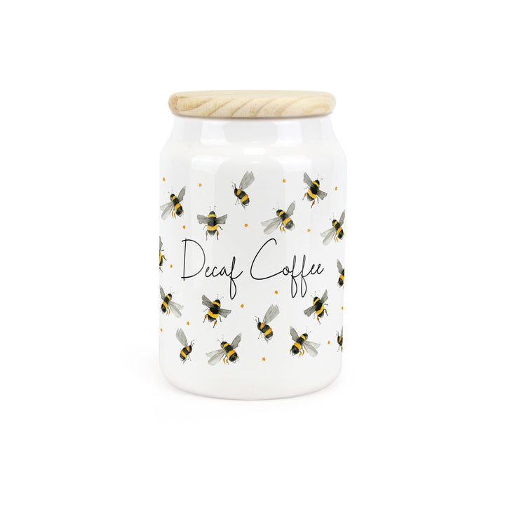 Purely Home Scattered Bees Ceramic Kitchen Canisters