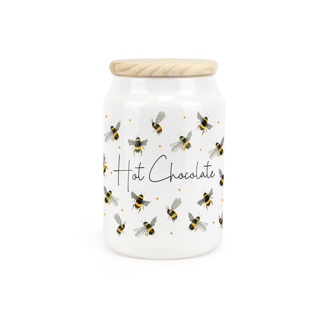 Purely Home Scattered Bees Ceramic Kitchen Canisters
