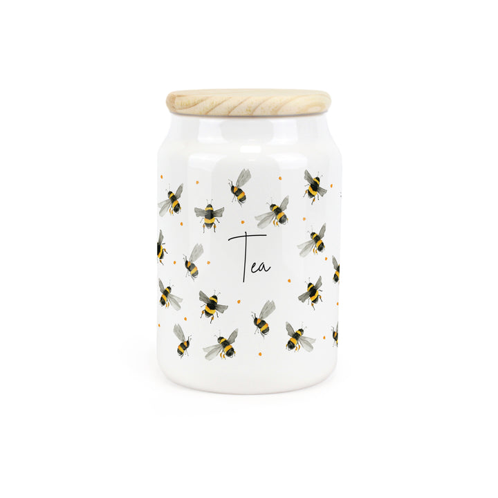 Purely Home Scattered Bees Ceramic Kitchen Canisters