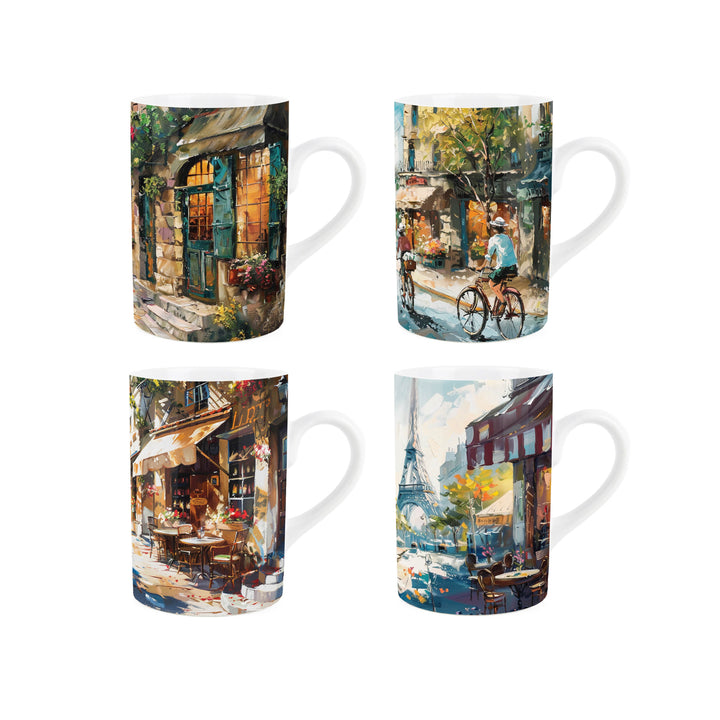 Purely Home French Classics Ceramic Mugs