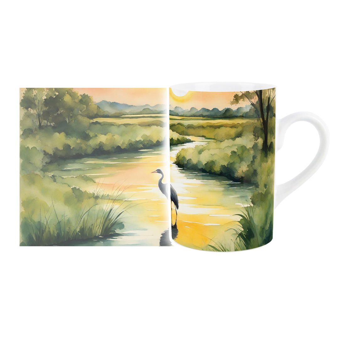 Purely Home British Wildlife Ceramic Mugs - Birds