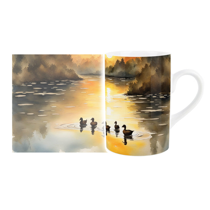 Purely Home British Wildlife Ceramic Mugs - Birds