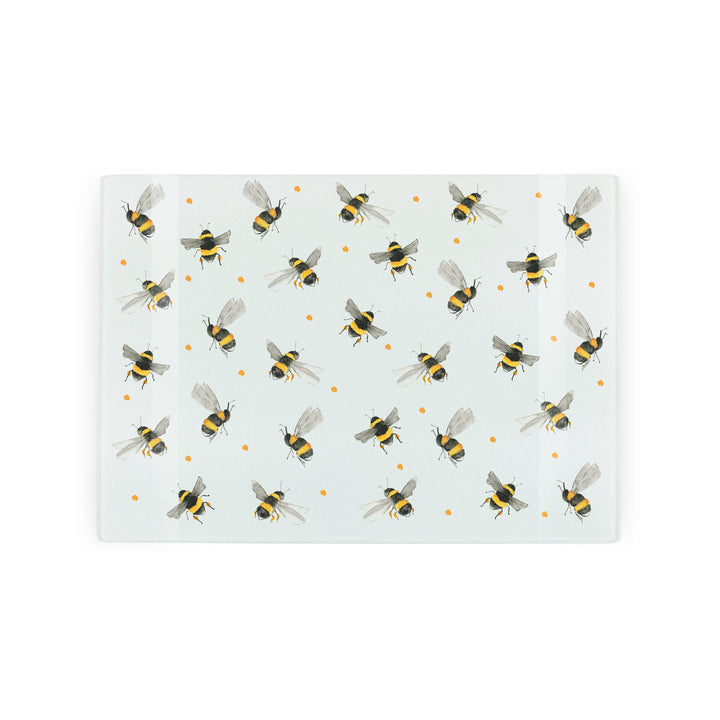 Purely Home Scattered Bees Glass Worktop Protector