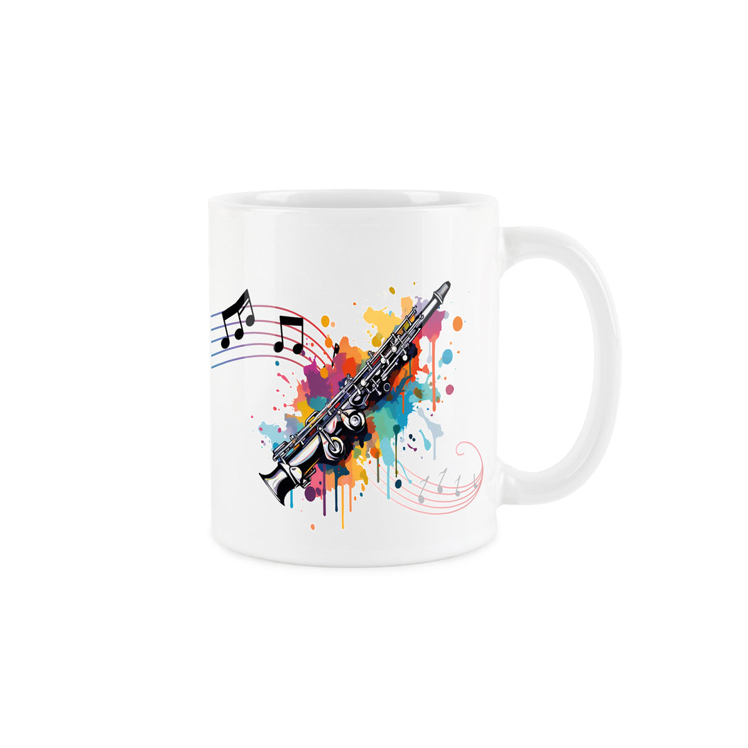 Purely Home Abstract Instruments Ceramic Mug