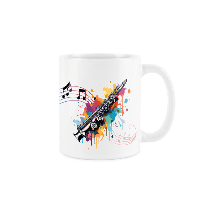 Purely Home Abstract Instruments Ceramic Mug