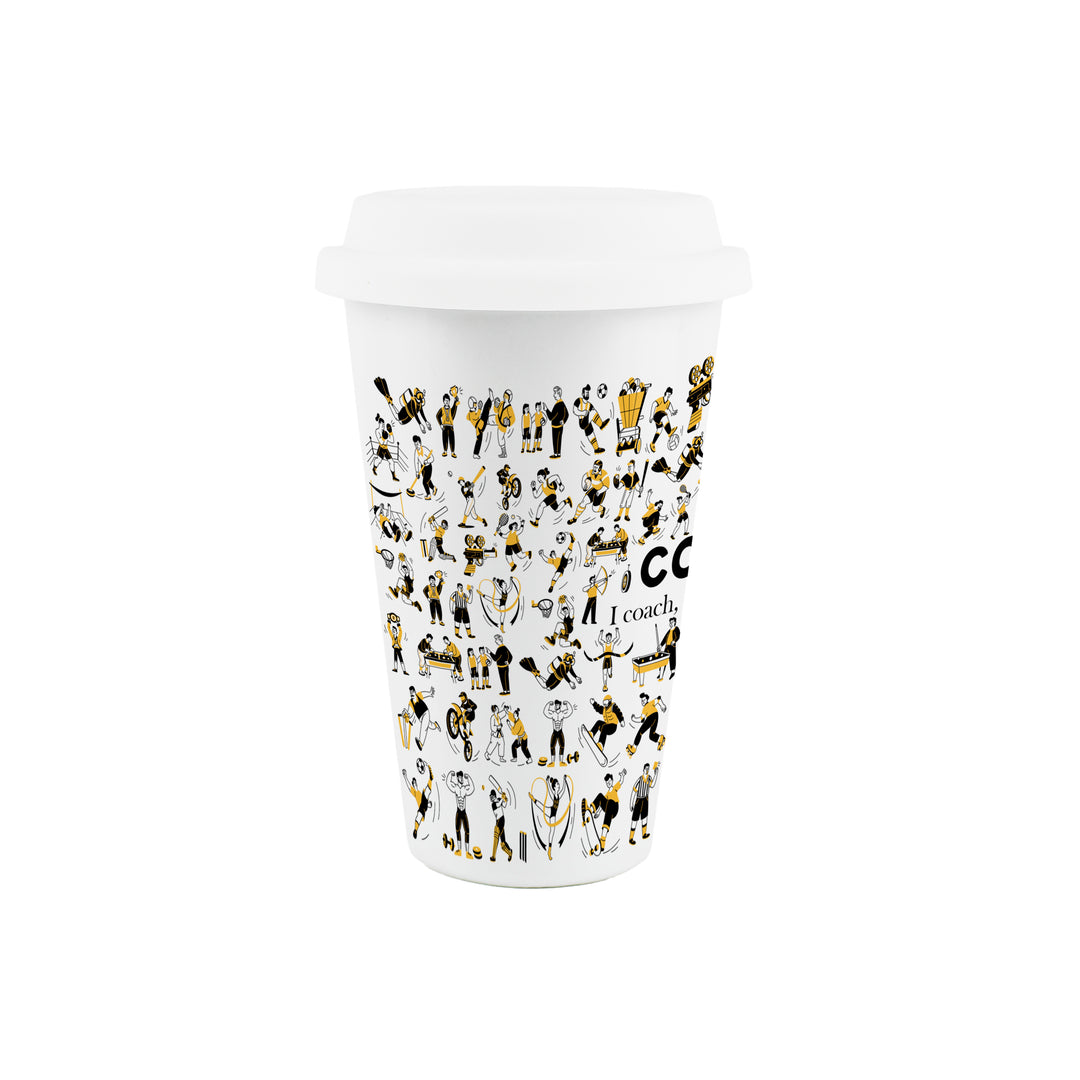 Purely Home Coach Ceramic Travel Mug