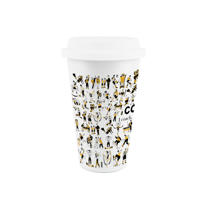Purely Home Coach Ceramic Travel Mug