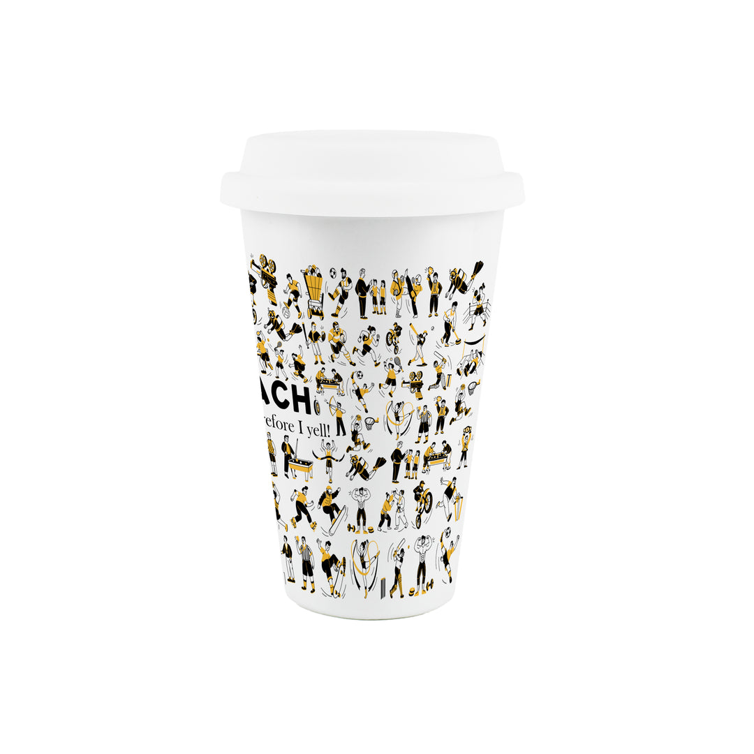 Purely Home Coach Ceramic Travel Mug