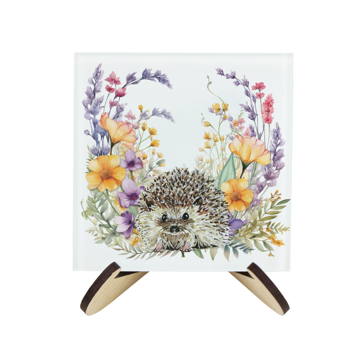 Purely Home Harriet Hedgehog Glass Coasters